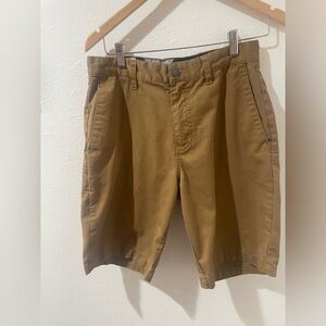 VOLCOM Tan board shorts 30” waist EUC